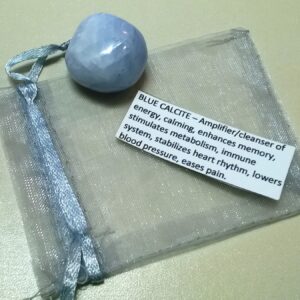 Blue Calcite Tumble stone