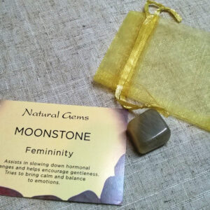 Moonstone tumble stone