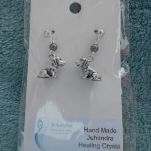 Hematite Crystal Earrings