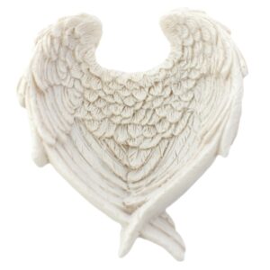 Angel wings crystal holder